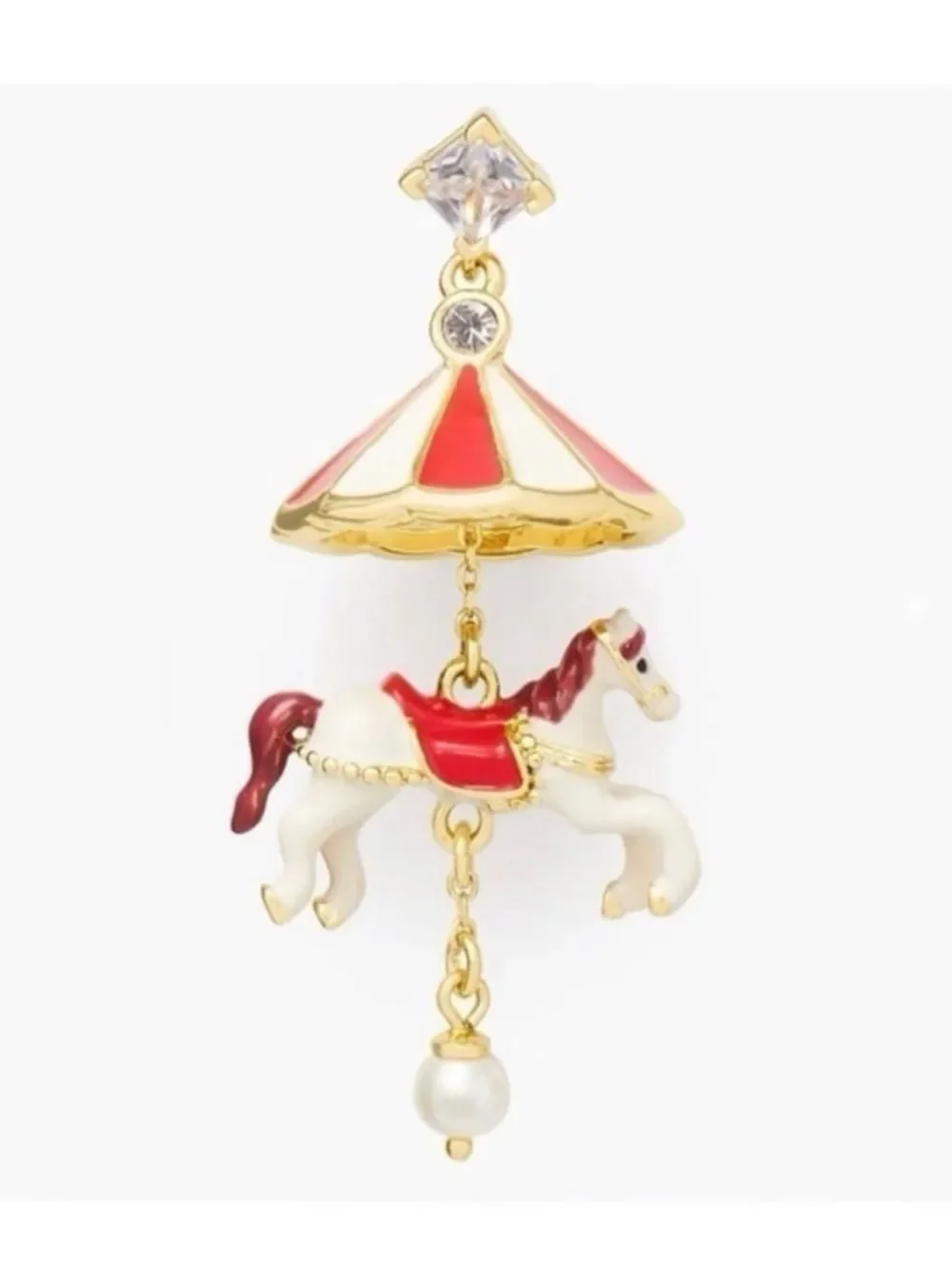 Kate Spade Winter Wonderland Carousel Drop Earrings